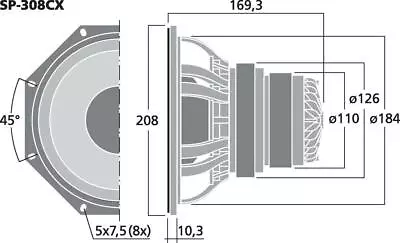 Kaufen MONACOR SP-308CX PA-2-Wege-Koaxiallautsprecher Components, Lautsprechertechnik,  • 161.87€