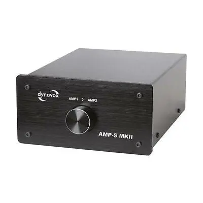 Kaufen Dynavox AMP-S MKII Verstärker Boxen Umschalter Switch Schwarz OVP • 99.90€