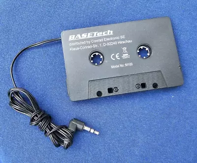 Kaufen BASETech Adapterkassette AUX 3,5mm Klinke MP3 Kassette Audio Adapter Auto KFZ • 12€