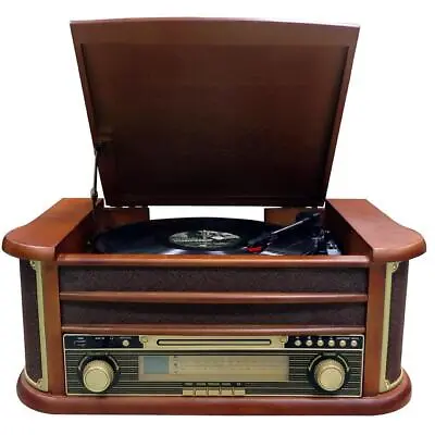 Kaufen Retro Musikanlage Kompaktanlage  Nostalgie Stereoanlage Schallplattenspieler • 89.90€