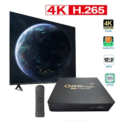 Kaufen Q96 MAGIC TV Box 2G + 16G 4K HD Quad-Core Android WIFI Streaming Media Player • 34.99€