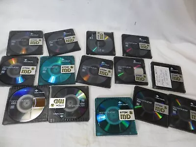 Kaufen 14 TDK Recordable MiniDisc MD Mini Disc MiniDisk 74 Min. Gebraucht Ungetestet • 24.99€