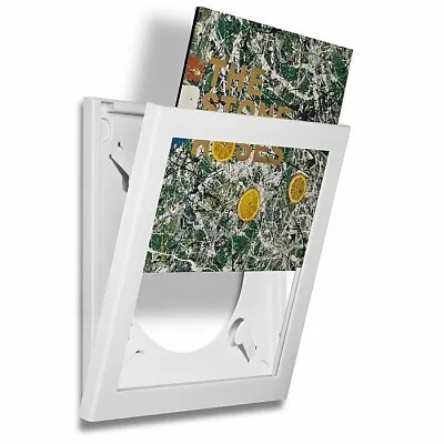 Kaufen Art Vinyl Play & Display Flip Frame Wandhalterung - Weiß Einzelpackung • 44.01€