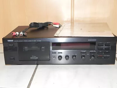 Kaufen Yamaha KX 393 Stereo Tape Deck, Kassettendeck , Cinch Kabel ,Bedienungsanleitung • 85€