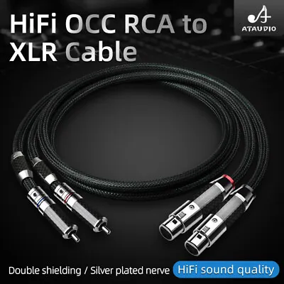 Kaufen Cinch-zu-XLR-Audiokabel Hochreines OCC-RCA-symmetrisches Signalkabel • 34.24€