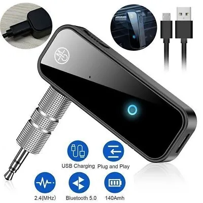 Kaufen Bluetooth Audio Receiver KFZ Adapter AUX Kabel Auto 3.5mm Klinke USB Empfänger • 11.99€