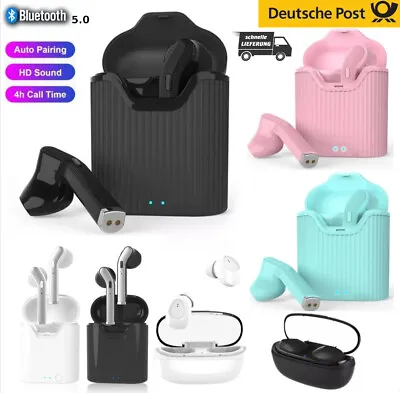 Kaufen Kopfhörer Bluetooth Kabellos Headset Mini Ladebox Neu • 13.89€