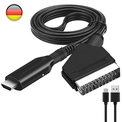 Kaufen SCART Auf Zu HDMI Kabel Adapter 1080P / 720P Kompakter Audio Video Konverter DE • 11.99€