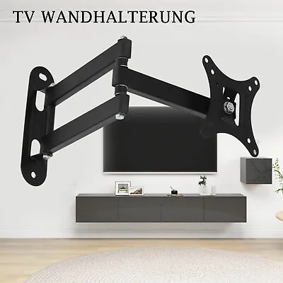 Kaufen Fernseher Wandhalter Wandhalterung LCD LED 10-27 Zoll Neigbar Schwenkbar • 7.49€