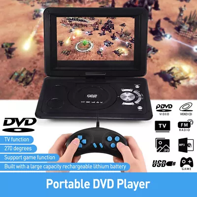 Kaufen DVD Player Mit HD Drehbar Bildschirm Tragbarer Player Mobiler DVD Spieler NEU • 65.99€