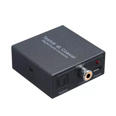 Kaufen TOSlink Optical Zu Coax SPDIF Koaxial Digital Audio Converter Digital M5Y6 • 15.24€
