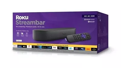 Kaufen Brandneu Roku Streambar HDR 4K HD TV Streaming Media Player Soundbar  • 83.03€