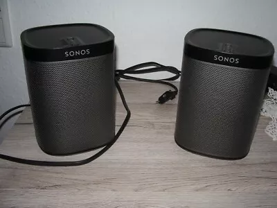 Kaufen 2 Sonos Lautsprecher Play 1 Schwarz • 24.50€