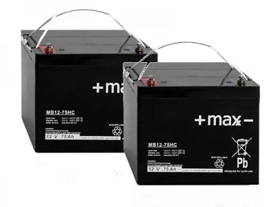 Kaufen Akkusatz Kompatibel TDX SP2 NB Ultra Low Maxx Elektrorollstuhl 2x 12V 75Ah Blei • 384.95€