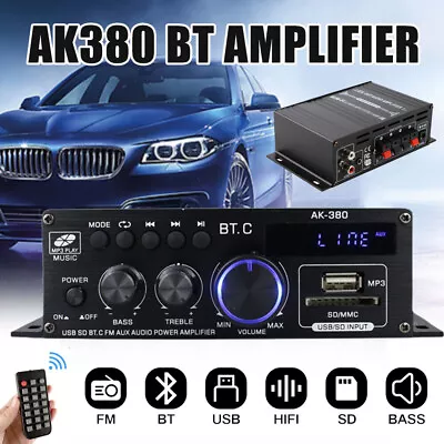 Kaufen Ak380 Verstärker Leistungsverstärker Auto Heim-Audio Verstärker Power Amplifier • 23.92€