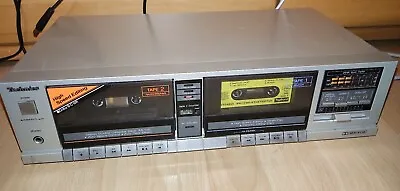 Kaufen Technics Stereo Doppel Kassettendeck RS-T20 Technisch Einwandfrei Silber Tape • 55€