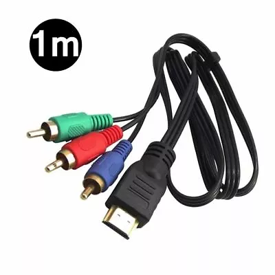 Kaufen HDMI-Stecker Auf 3Chinch Konverter Adapter Kabel Für HDTV Farbunterschiedslinien • 5.29€