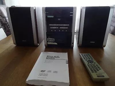 Kaufen Sony CMT-DV2D Micro Stereo Hi-Fi CD DVD & Kassettenspieler • 30€