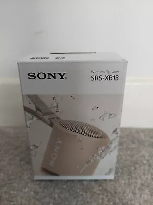 Kaufen Sony SRS-XB13 Tragbarer Bluetooth-Lautsprecher - Taupe Wasserdicht Stoßfest • 58.13€