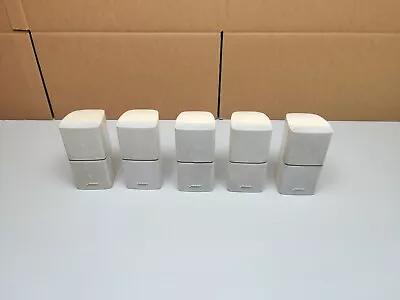 Kaufen Bose Set 5x Doppelcube Lautsprecher Weiß/ Acoutimass / Lifestyle K18 • 200€