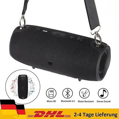 Kaufen Tragbarer Bluetooth Lautsprecher Stereo Subwoofer Musikbox-radio Sd Usb De Neu • 20.69€