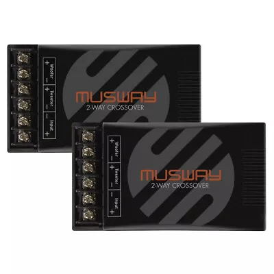 Kaufen MUSWAY ML2X 2 Wege Lautsprecher Frequenzweiche Paar Für Auto Und Home Hifi • 79€