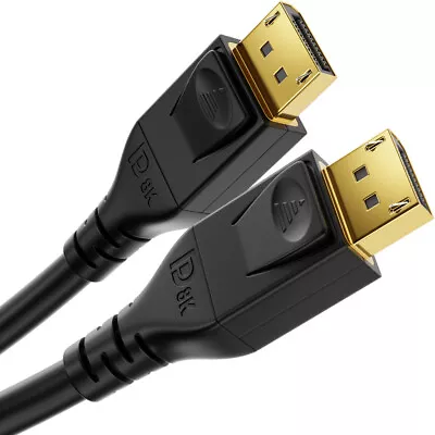Kaufen DeleyCON 4m DisplayPort Kabel 4K 8K UHD 1.4 HBR3 Display Port Kabel OFC Kupfer • 23.85€