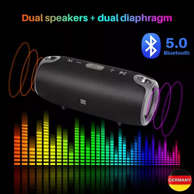 Kaufen Neu Bluetooth 5.0 Lautsprecher IP67 40W Sound BT Speaker HiFi-Stereo Musik-Box • 20.98€