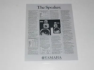 Kaufen Yamaha NS-1000m Monitor Ultimate Lautsprecher Ad 1975, Brille, Artikel • 7.76€