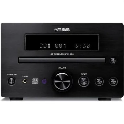 Kaufen YAMAHA PianoCraft MCR CRX-330 Schwarz CD Receiver USB IPOD FM RDS • 33€