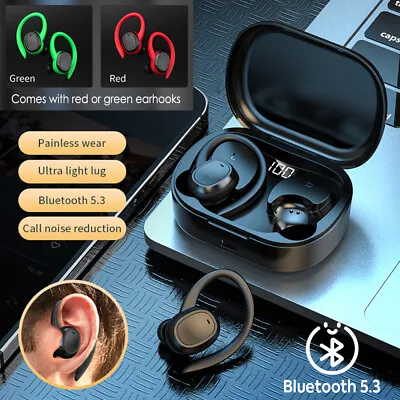 Kaufen Bluetooth 5.3 Kabellos In Ear Kopfhörer Ohrbügel Sport Hifi Headset Mit Mikrofon • 14.74€
