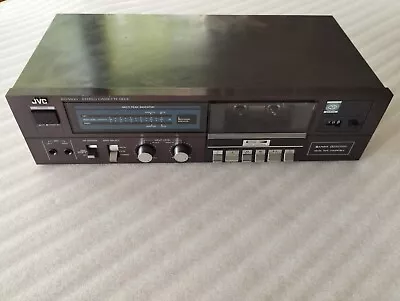 Kaufen JVC KD-V100 Stereo Cassette Deck Kassettendeck Tapedeck HiFi Metal Ungeprüft • 14.99€