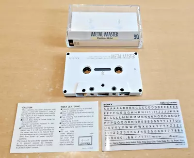 Kaufen Sony METAL MASTER Ceramic 90 Tape Musikkassette HighEnd • 50€