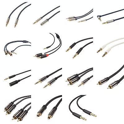 Kaufen Rocabo Audiokabel Flexibel Klinken-/ Cinch-/ Toslink-Stecker 0,5-5m AUX-Kabel • 4.45€