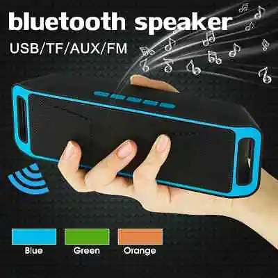 Kaufen Wireless Bluetooth Lautsprecher Stereo Tragbarer PC Handy Musikbox AUX FM SD MP3 • 11.59€