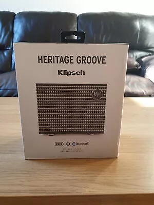 Kaufen Klipsch Heritage Groove 20 W Bluetooth Tragbarer Lautsprecher Eingebautes Mikrofon, NEU VERSIEGELT. • 96.17€
