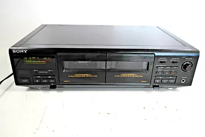 Kaufen Sony TC-WE405 Stereo Separates Doppelkassettendeck. Schwarz. Vintage 1996. Sehr Guter Zustand • 149.83€
