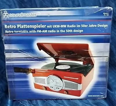 Kaufen G85/ Soundmaster PL760 Plattenspieler Mit UKW-/MW Radio Retro 50er Jahre • 50€