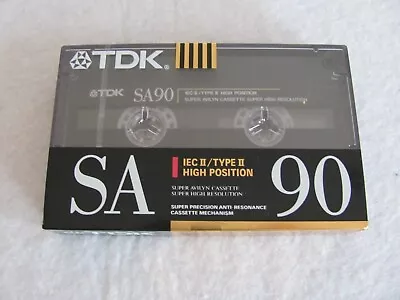 Kaufen TDK SA-90 High Position IEC II / Type II /MC Audiokassette 90 Minuten • 11.95€