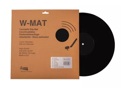 Kaufen Winyl W-Mat Acrylic Black Acryl Matte Schwarz 295mm Stärke Ca 3mm • 29.90€