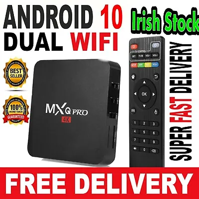 Kaufen 2022 MXQ Pro Dual Wif Android 10 Box Smart TV Medien Streamer Player Audio • 28.93€
