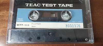 Kaufen Teac Test Tape MTT - 1 1 1 Nastro Di Prova  Per Deck Cassette • 79€
