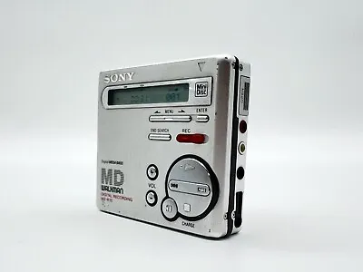 Kaufen Sony Minidisc Player Recorder MD MZ-R70 Walkman Mini Disc Player Silber • 158€