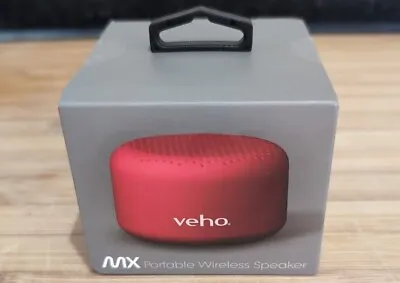 Kaufen Veho MX Tragbarer Kabelloser Bluetooth-Lautsprecher - ROT. Brandneu Versiegelt • 9.30€