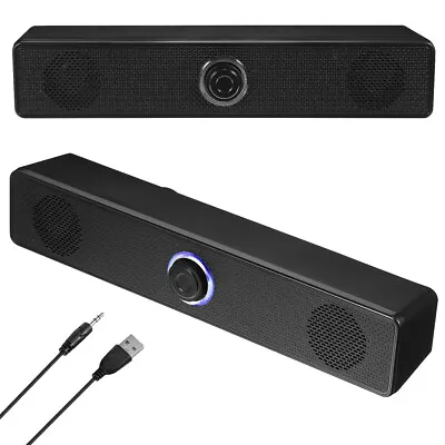 Kaufen  Soundbars Für Fernseher Computerlautsprecher Stereo-Soundbars Tragbar Rechner • 20.83€