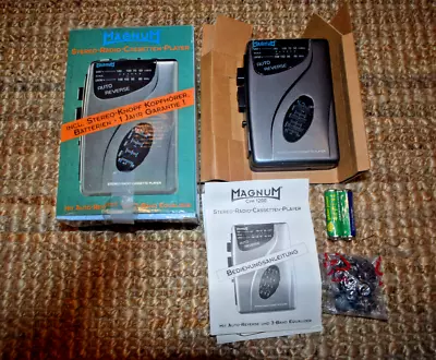 Kaufen MAGNUM Stereo Radio Cassettenplayer  CPR Tragbar / Unbenutzt In OVP  🌈 Walkman • 19.90€