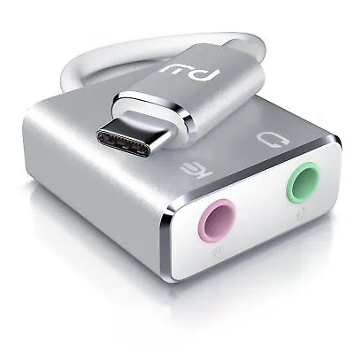 Kaufen Adapterkabel USB-C Auf 2x 3,5mm Klinkenbuchsen - Kopfhörer Adapter - DA Wandler • 5.95€