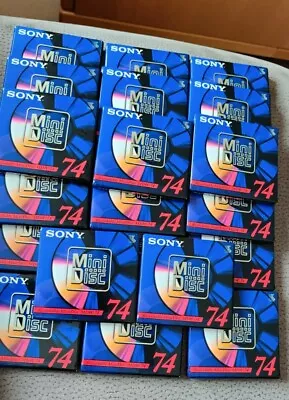 Kaufen 24 Minidisk Sony MDW-74 NEU Eingeschweißt  • 125€