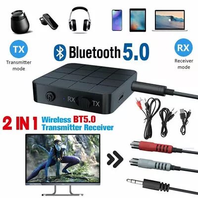 Kaufen Bluetooth 5.0 Empfänger Transmitter Sender Receiver Stereo Audio Musik Adapter • 9.98€