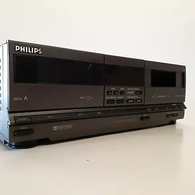 Kaufen Vintage Philips Doppelkassettendeck FC320 - HiFi Separates Stapelsystem • 78.04€